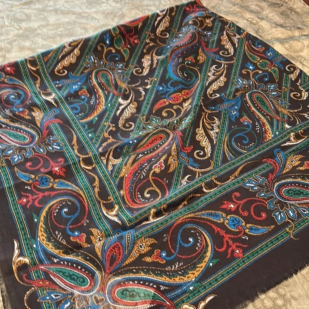 NWT Sears Challis Scarf Italian - Picture 2 of 7